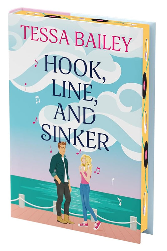 Hook, Line, and Sinker Deluxe Collector's Edition: A Heartfelt, Spicy Romantic Comedy about Friendship, Flirtation, and Finding True Love, in a ... Featuring Sprayed Edges and Stenciled Artwork cover image
