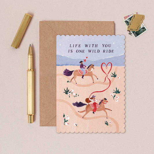 Wild Ride Love Card