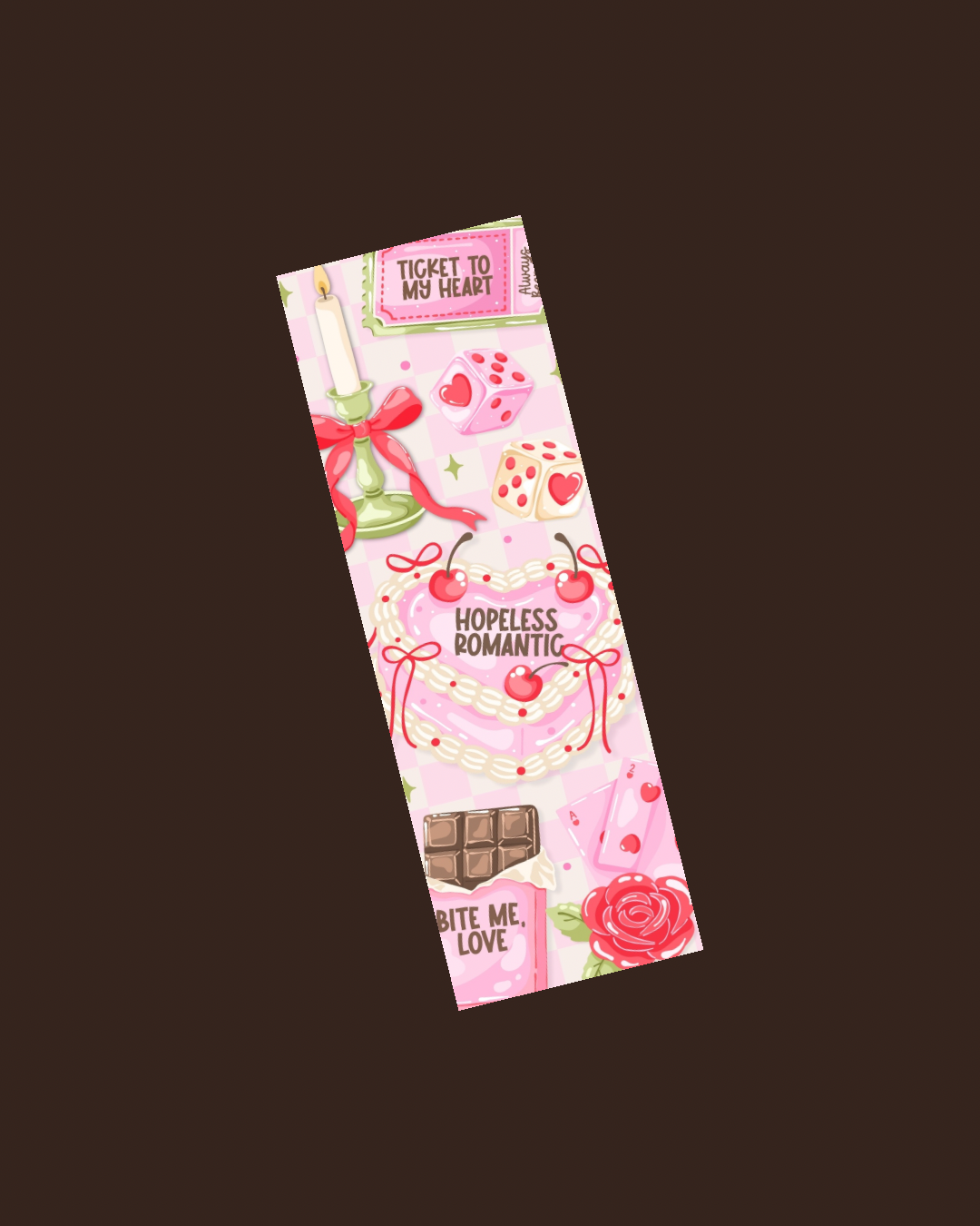 Hopeless Romantic Bookmark